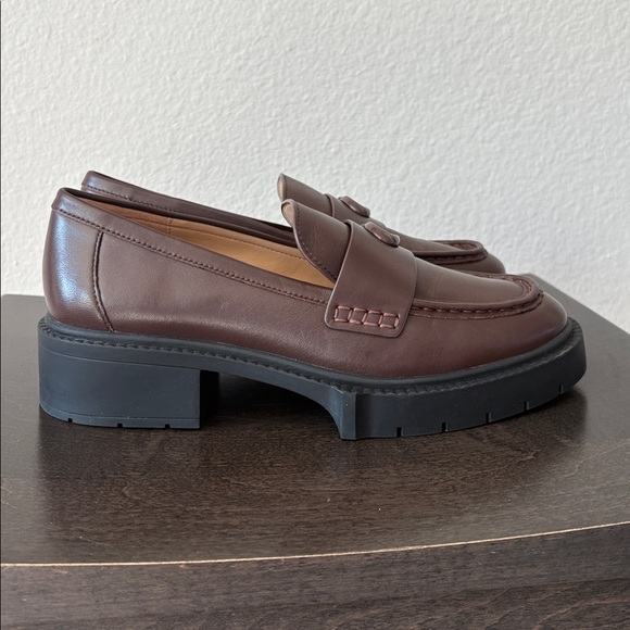 Coach Dark Brown Leah Loafer - Picture 6 of 11